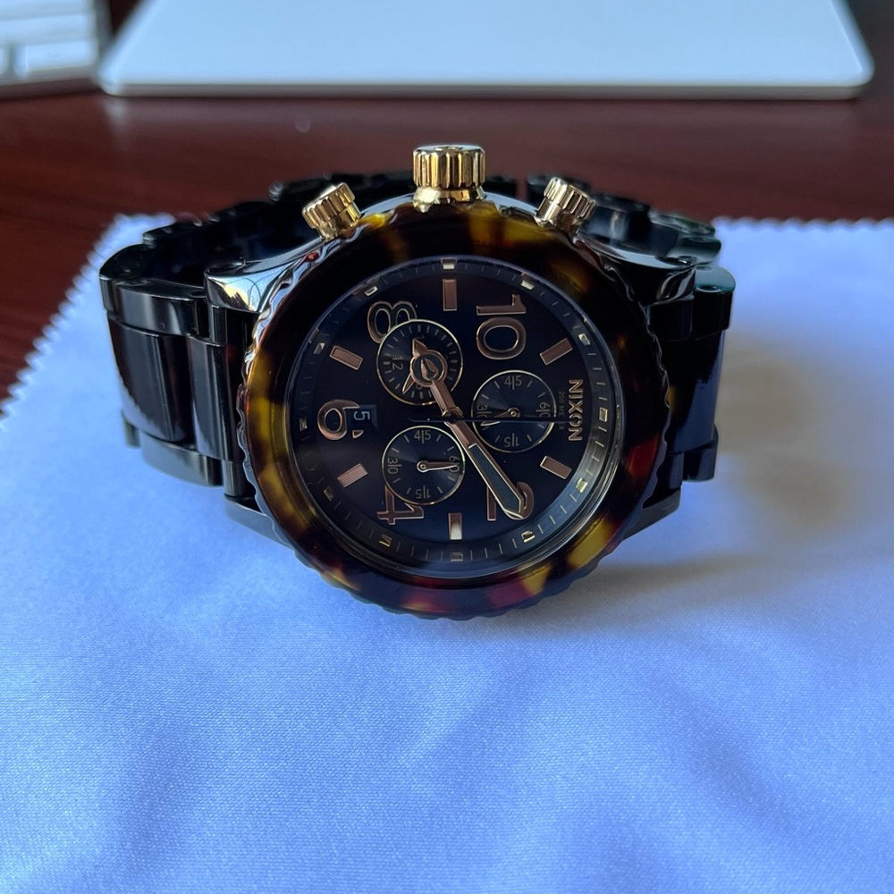 Nixon Watch 42 20 Chrono Black Tortoise